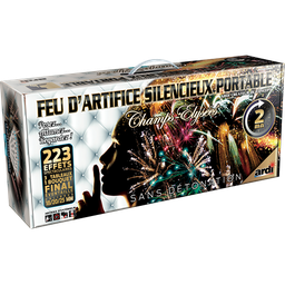 FEU D'ARTIFICE PORTABLE CHAMPS-ÉLYSÉES SILENCIEUX 2MN