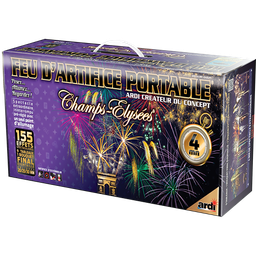FEU D'ARTIFICE PORTABLE CHAMPS-ÉLYSÉES 4MN